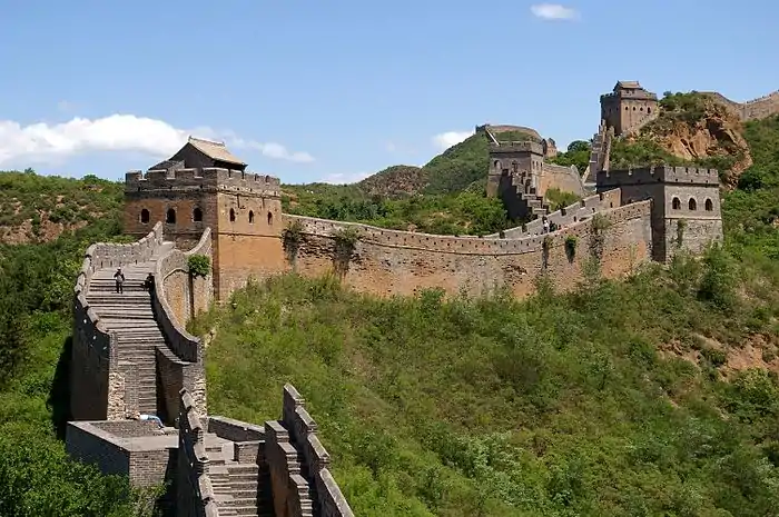 A photo of the Great Wall of China