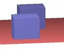 A picture of 3D geometric cubes