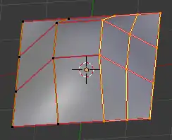 Subdivide by adding a new row of points