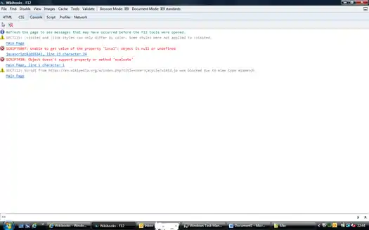 Console feature in IE9 Developer Tools