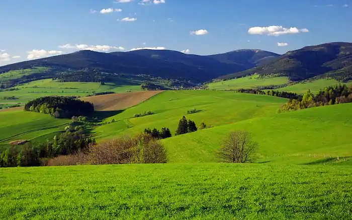 Kralický Sněžník mountain in the Czech Republic