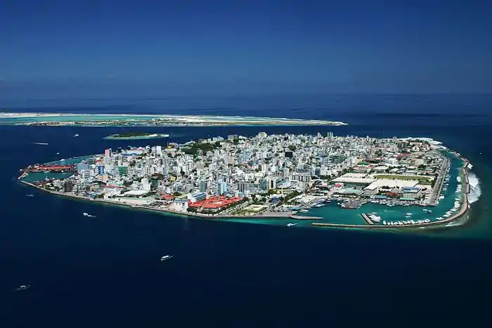 Malé, the capital of the Maldives