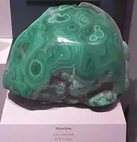 Polished Malachite.