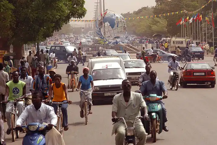 Photo of the Place des Nations Unies in Ouagadougou, the capital