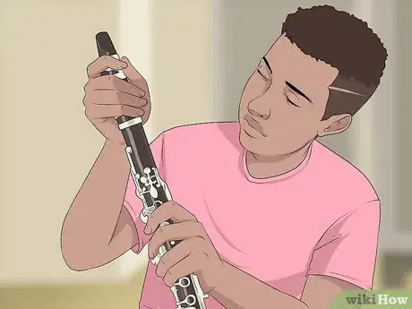 Image titled Make a Correct Clarinet Embouchure Step 1