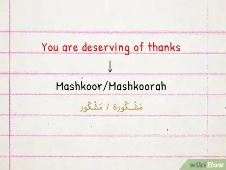 Image titled Say Thank You in Arabic Step 10