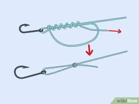 Image titled Tie a Uni Knot Step 4