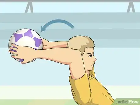 Image titled Do a Flip Throw in Soccer Step 7