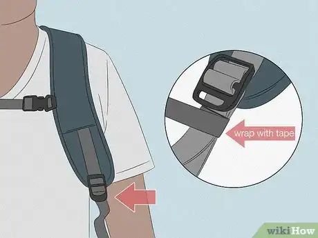 Image titled Stop Backpack Straps from Slipping Step 4