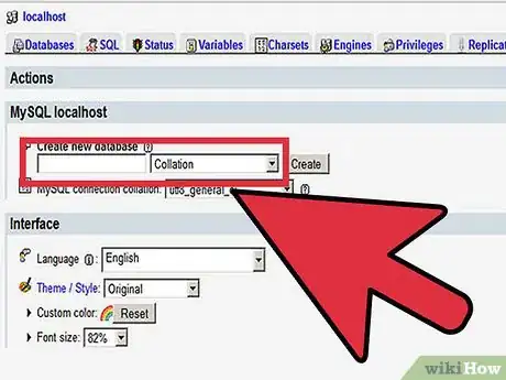 Image titled Create a Database in phpMyAdmin Step 4