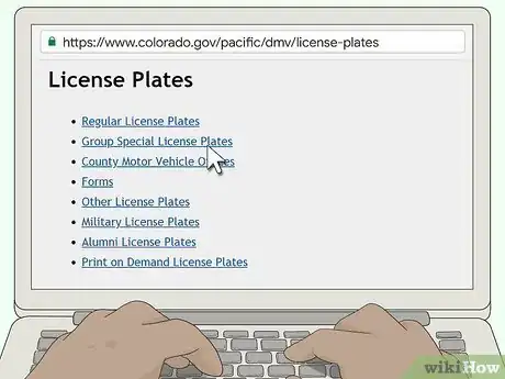 Image titled Get a Personalized License Plate in Colorado Step 7