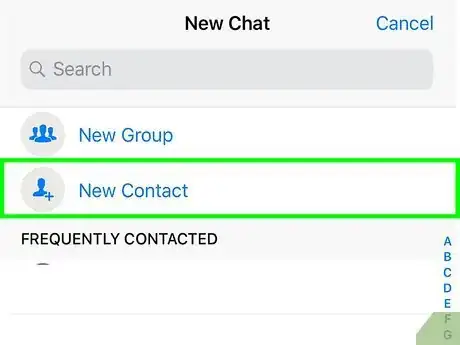 Image titled Add a Contact on WhatsApp Step 5