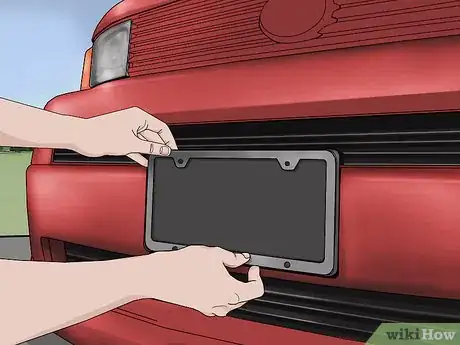 Image titled Install a Front License Plate Step 2