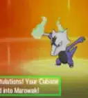 Evolve Cubone in Pokémon Sun and Moon