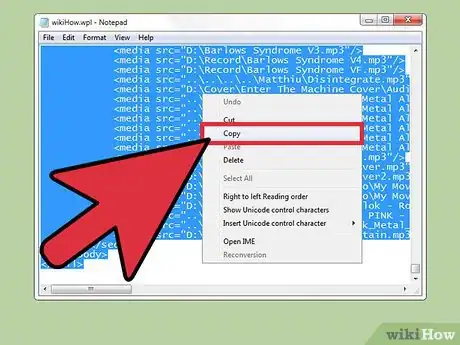 Image titled Save a Printable List of Your Songs in Windows Media Player Step 14