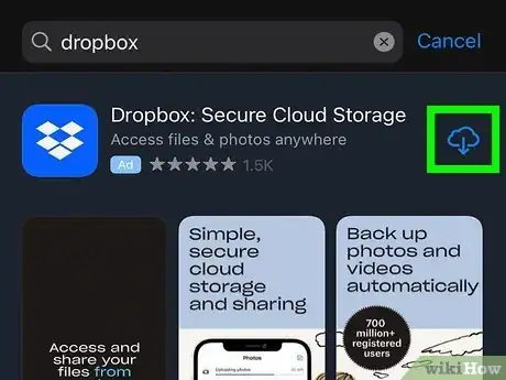 Image titled Use Dropbox on iPad Step 1