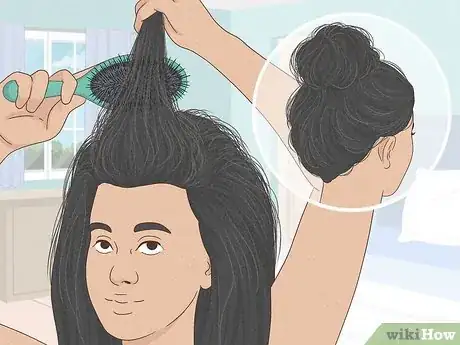 Image titled Make a Messy Bun Step 7