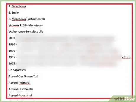 Image titled Save a Printable List of Your Songs in Windows Media Player Step 24