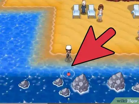 Image titled Catch Shiny Pokémon Using the Chain Fishing Method in Pokémon X and Y Step 3