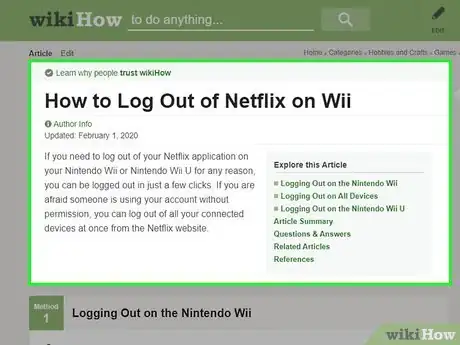 Image titled Connect Wii to Netflix Step 7