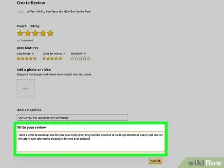 Image titled Leave a Review on Amazon Step 10