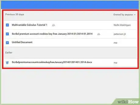 Image titled Access Shared Documents on Google Docs Step 3
