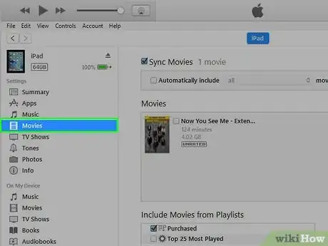Image titled Add a Movie to Your iPad Step 19