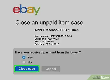 Image titled Close a Case on eBay Step 9