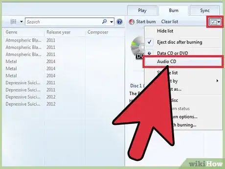 Image titled Burn Music to an Audio CD Step 5