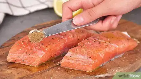 Image titled Pan Fry Salmon Step 4