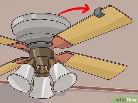 Image titled Fix a Squeaking Ceiling Fan Step 7