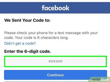 Image titled Recover Your Facebook Password Without an Email Address on iPhone or iPad Step 5