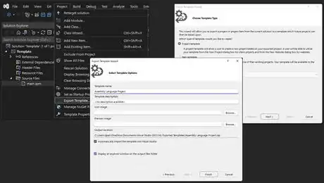 Image titled Creating_Project_Template_VS