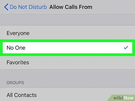 Image titled Block All Incoming Calls on iPhone or iPad Step 5