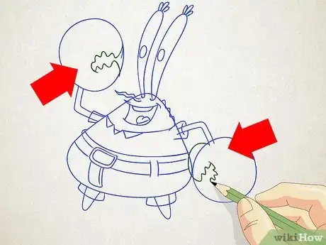 Image titled Draw Mr. Krabs from SpongeBob SquarePants Step 13