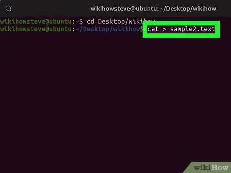 Image titled Create a File in Unix Step 5