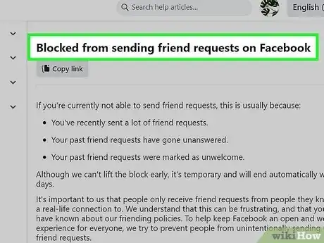 Image titled Send a Friend Request on Facebook Step 10