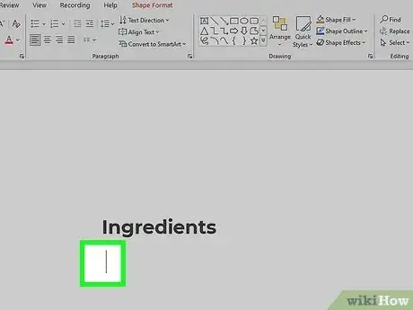 Image titled Add a Bullet Point in PowerPoint Step 3