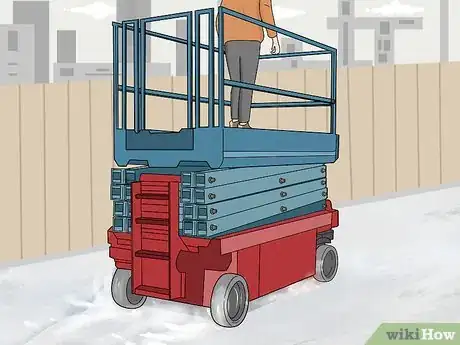 Image titled Operate a Scissor Lift Step 13