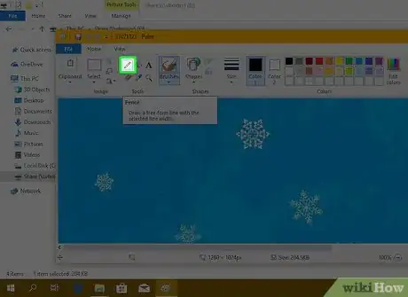 Image titled Change an Image Background in MS Paint (Green Screen) Step 5
