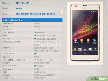 Image titled Tell if a Sony Phone Is Original Step 3