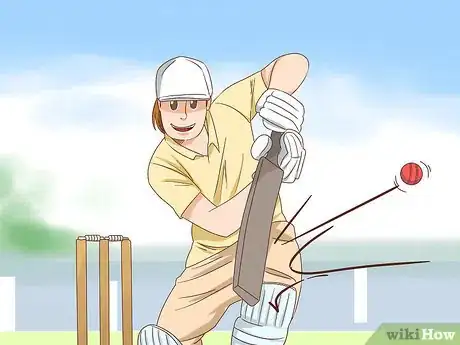 Image titled Bat Against Fast Bowlers Step 6