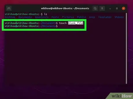 Image titled Create a File in a Directory in Linux Step 4