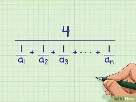 Image titled Calculate the Harmonic Mean Step 3