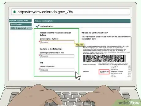 Image titled Get a Personalized License Plate in Colorado Step 2