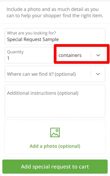 Image titled Add a Special Request to an Instacart Order Step 6.png