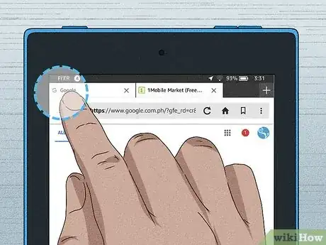 Image titled Close Tabs on Kindle Fire Step 2