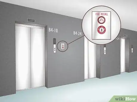 Image titled Operate an Elevator in Fire Service Mode Step 1