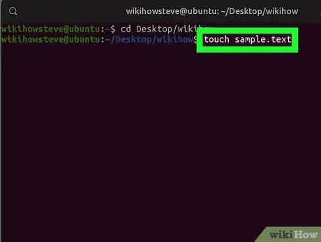 Image titled Create a File in Unix Step 3