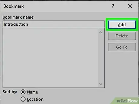 Image titled Add a Bookmark in Microsoft Word Step 4